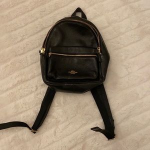 leather coach mini Charlie back pack